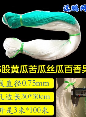 植物爬藤网攀爬网撑果网豆角吊瓜丝瓜苦瓜黄瓜架百香果沃柑网