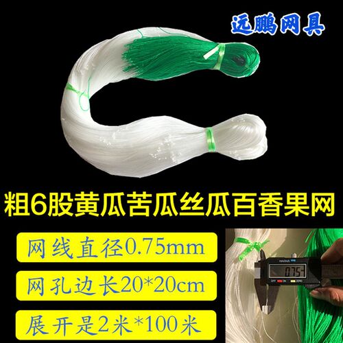 植物爬藤网攀爬网撑果网豆角吊瓜丝瓜苦瓜黄瓜架百香果沃柑网