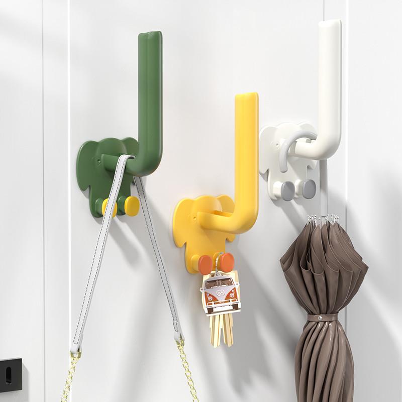 家用厕所纸巾架卫生间卷纸筒挂架免打孔壁挂式厕纸挂钩收纳支架