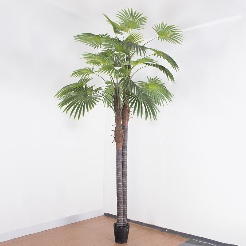 仿真扇葵树 蒲葵树 扇形葵树 人造假树 室内造景大树 厂家直销