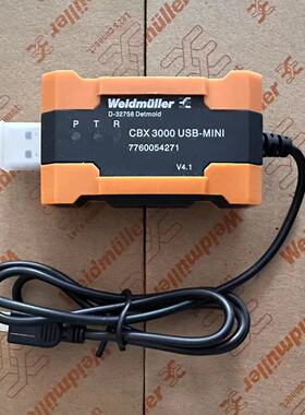 魏德米勒 USB接口编程设置参数电缆 CBX3000 USB-MINI 7760054271