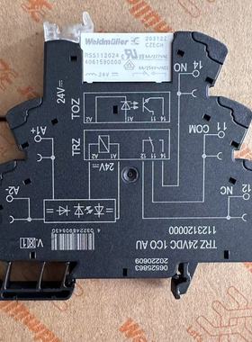 全新 魏德米勒 端子式继电器 TRS 24VDC 1CO AU 1123000000