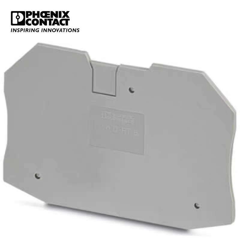 菲尼克斯现货3049194正品端子片端板D-RT8隔板挡板盖板端子排RT8