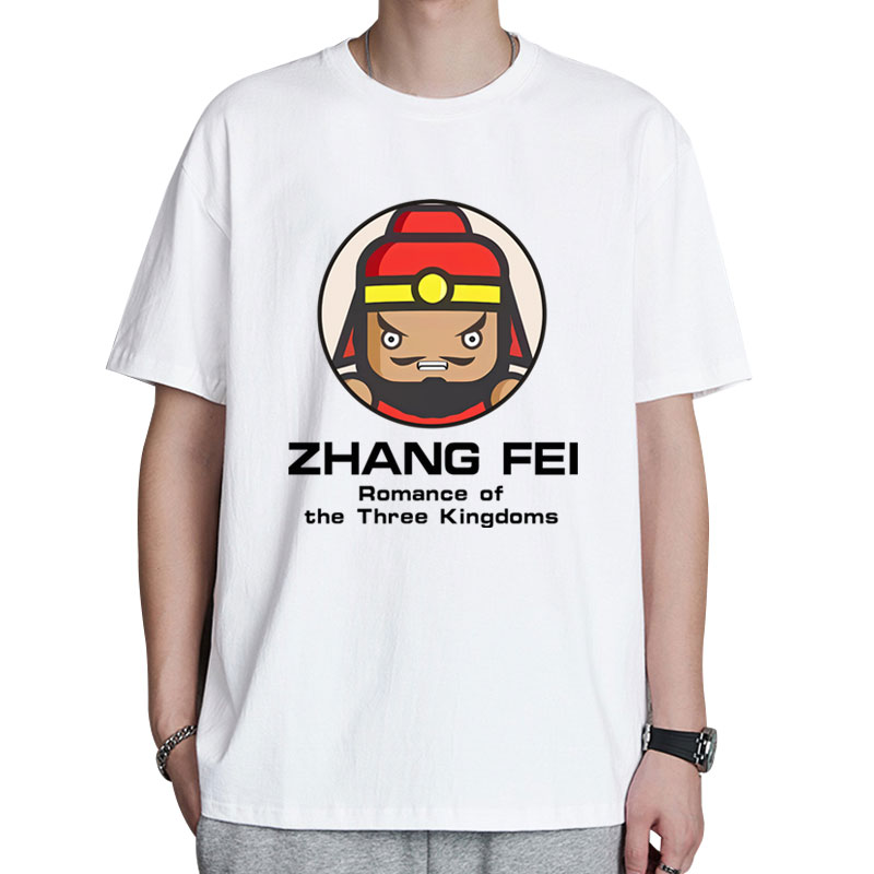 桃园三结义关羽张飞刘备T恤衣服图片