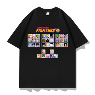 二次元拳皇97七龙珠周边纯棉夏季宽松潮牌短袖T恤衣服体恤衫半袖