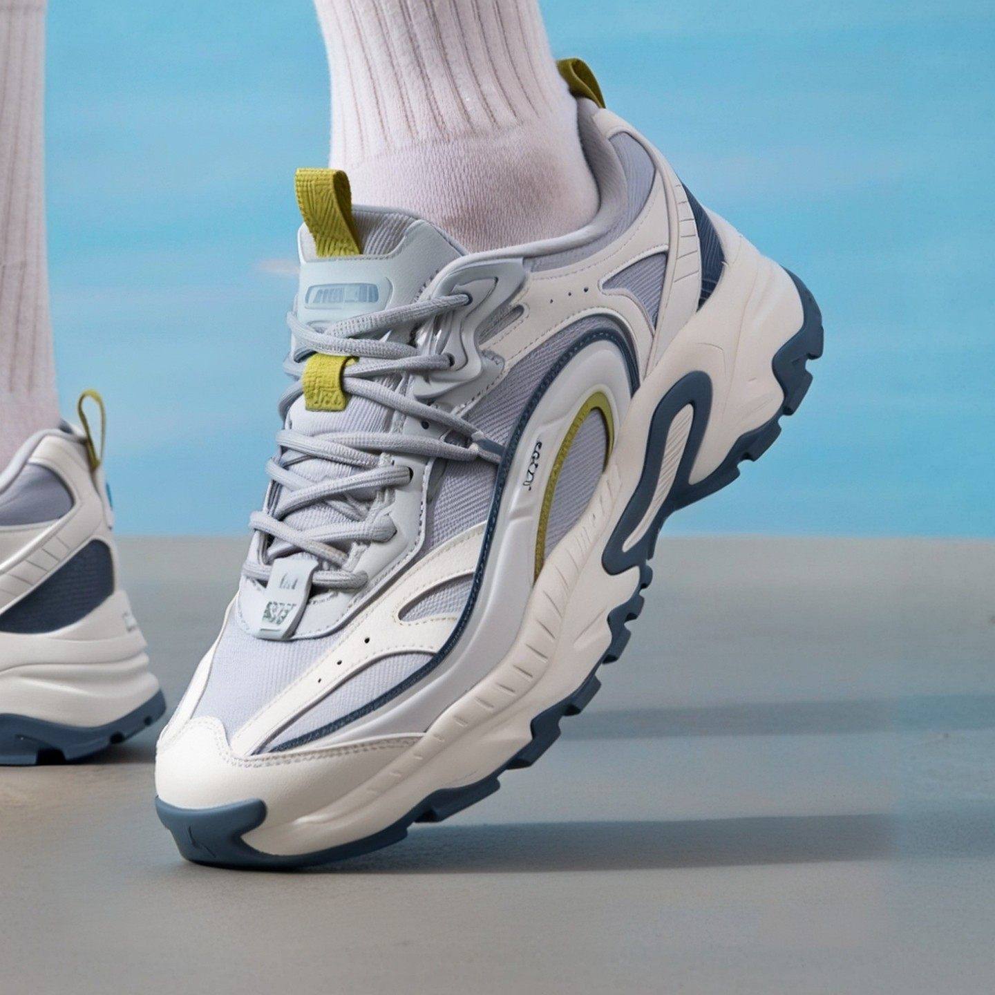 特步火山3.0休闲鞋冬季革面厚底百搭运动鞋轻便男鞋子复古老爹鞋,运动鞋new,跑步鞋,淘宝优惠券,粉丝福利购,淘宝优惠卷