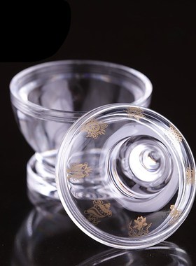 快速发货八吉祥宝瓶佛o塔水晶塔塔舍利塔透明亚克力七宝石嘎乌盒