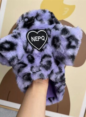 快速发货紫色豹纹~冬季s厚毛绒宠物保暖卫衣 猫咪狗比熊泰迪棉衣