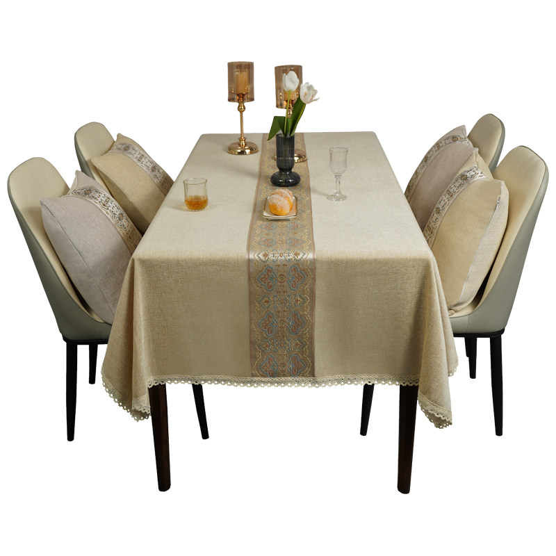 快速发货中式桌布轻奢高s级感茶几布艺欧式酒店长方形台布定制防,居家布艺,桌布,淘宝优惠券,粉丝福利购,淘宝优惠卷