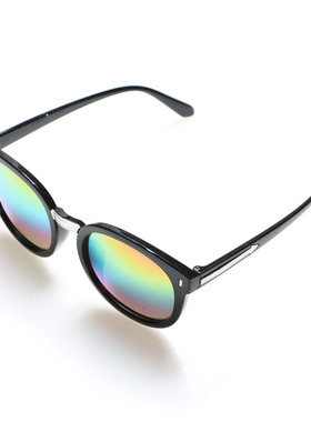 墨镜复古风韩版炫彩反光太阳眼镜