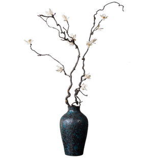 插花干花树枝装饰桌子摆件家居客厅摆设落地真花干枝假花干支花束