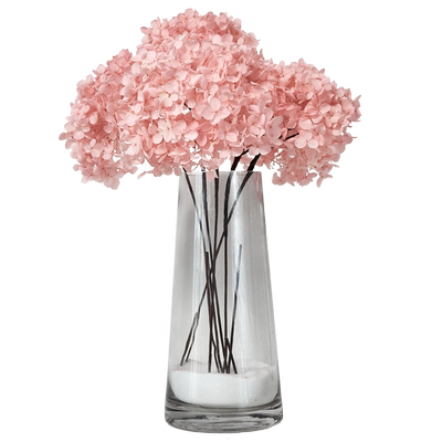 绣球真花花瓶套装天然干花