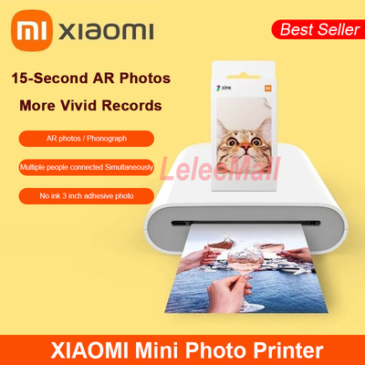 Xiaomi Mi Pocket Photo Printer Zink без чернила AR видео BT 5.0
