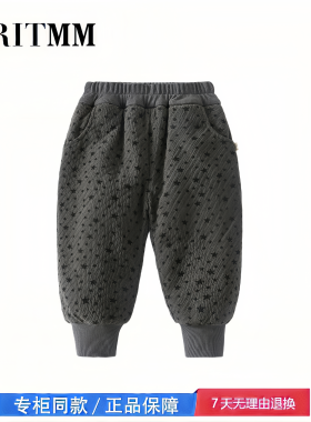 【撤柜专区】品牌专柜  婴儿衣服秋冬夹棉裤子婴幼儿一岁宝宝冬装