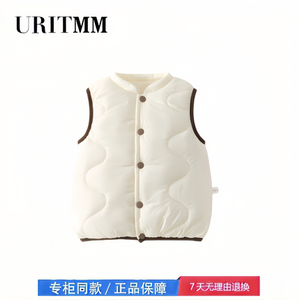 【撤柜专区】品牌专柜  婴儿马甲女小月龄羽绒秋外穿夹棉加厚外穿