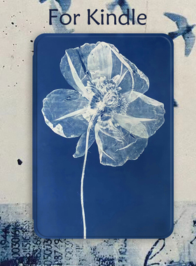 蓝色扎染适用kindle22/24青春版电子书保护套paperwhite6/5/4/kv