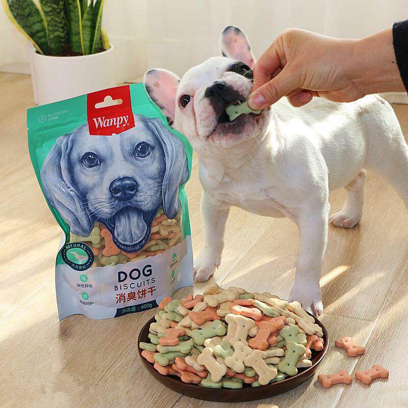 wanpy狗狗小馒头奶豆味顽皮奶酪零食饼干宠物泰迪博美磨牙棒消臭