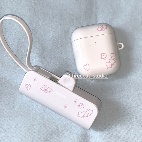 airpods4代菲林耳机套像素天使
