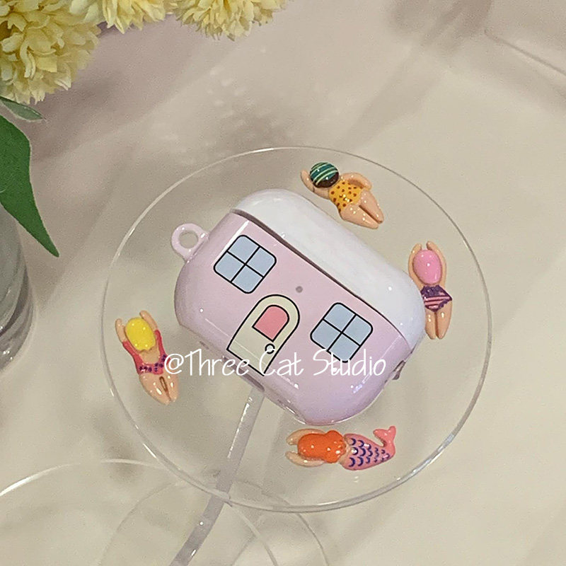 苹果airpods菲林耳机套小房子