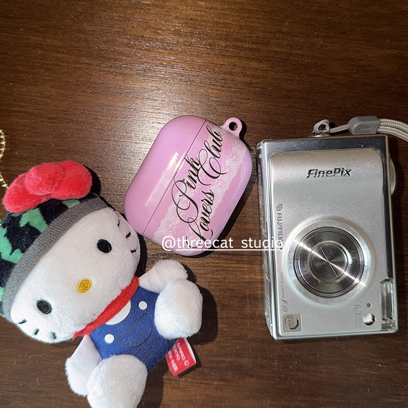 韩ins设计chic粉色浪漫英文蕾丝pro3进口菲林耳机壳适用于苹果1/2/3/4代airpods pro2保护套airpods 4代硬亮,3C数码配件,耳机保护套,淘宝优惠券,粉丝福利购,淘宝优惠卷