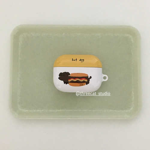 童趣汉堡腊肠狗airpods耳机套