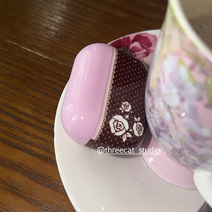 韩ins设计chic浪漫巧克力玫瑰波点pro3进口菲林耳机壳适用于苹果1/2/3/4代airpods pro2保护套airpods 4代硬