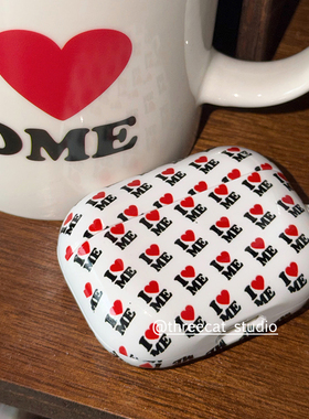 韩ins时尚模范生设计chic爱我英文pro3进口菲林耳机壳适用苹果1/2/3/4代airpods pro2保护套airpods 4代硬亮