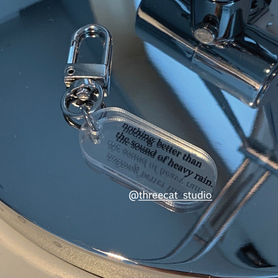 heavyrain英文包包airpods挂饰