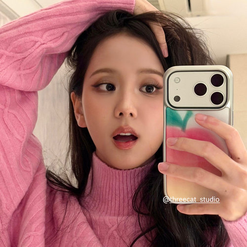金智秀jisoo同款水蜜桃手机壳