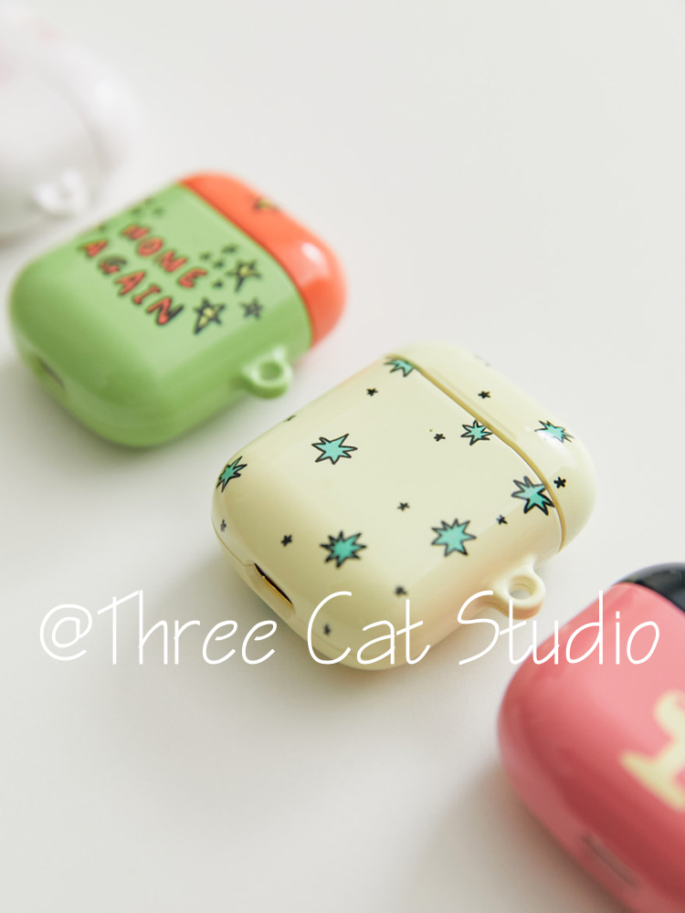 苹果airpods4代菲林耳机套奶黄