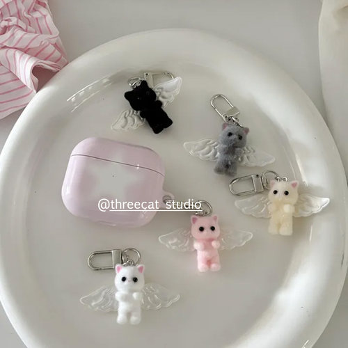 airpods4少女星星耳机套猫咪挂件