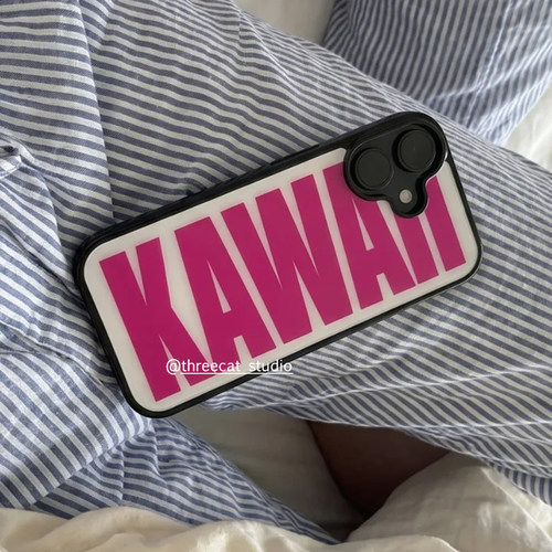 街头感KAWAII字母17promax手机壳