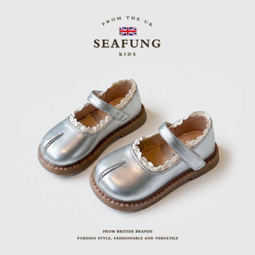英国Seafung童鞋~女童小皮鞋2026秋季新品防滑软底玛丽珍浅口单鞋