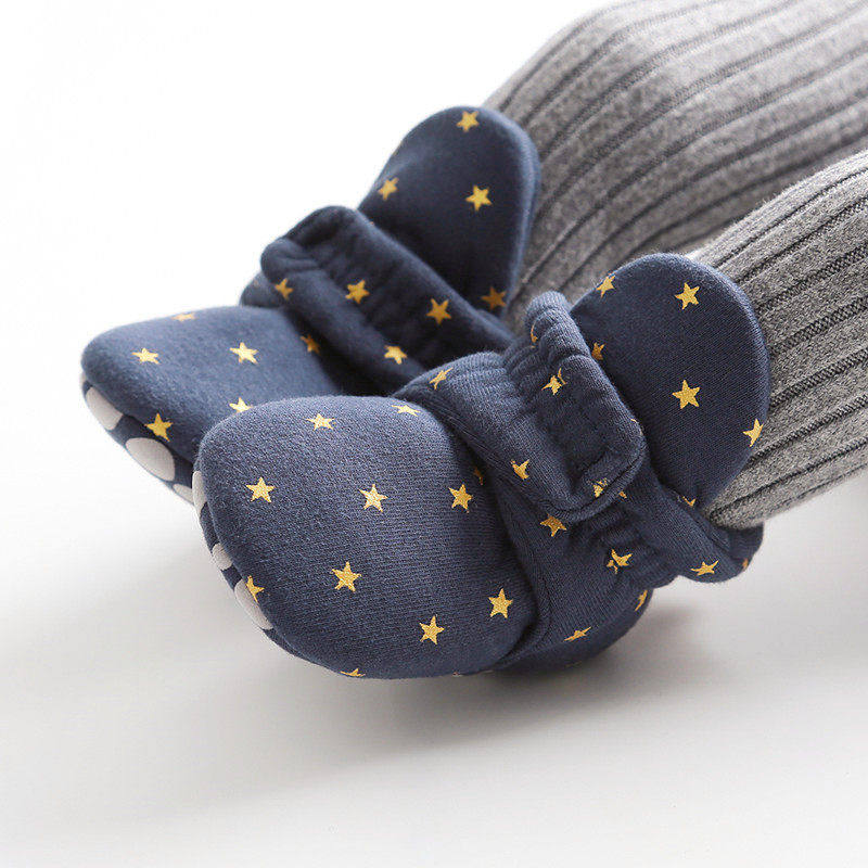 next jazz新生婴儿鞋袜男女宝宝加厚加绒地板袜子软底防滑学步鞋