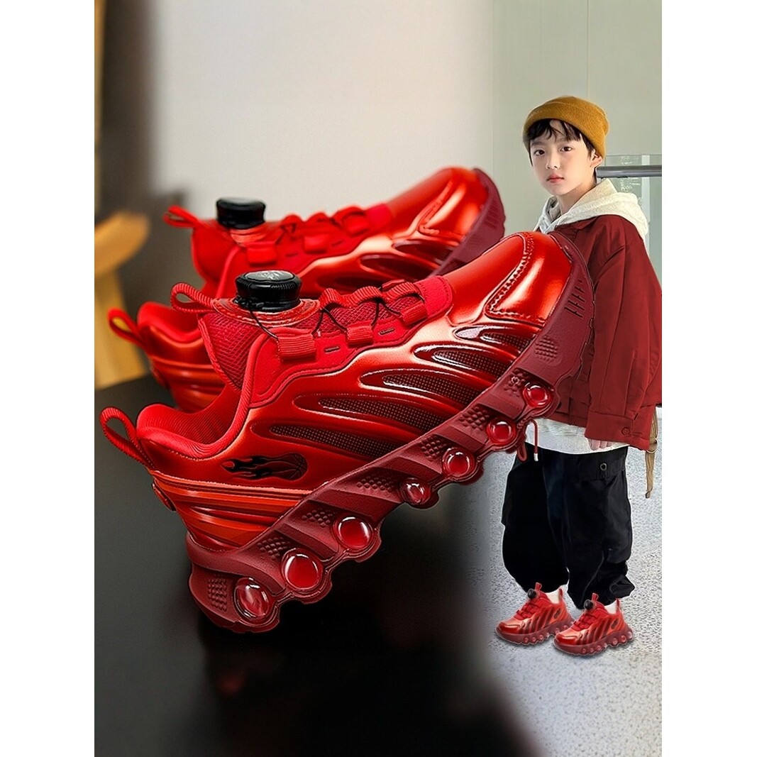 法国BADNUT男童运动鞋秋冬2025新款儿童潮流百搭中大童防滑篮球鞋