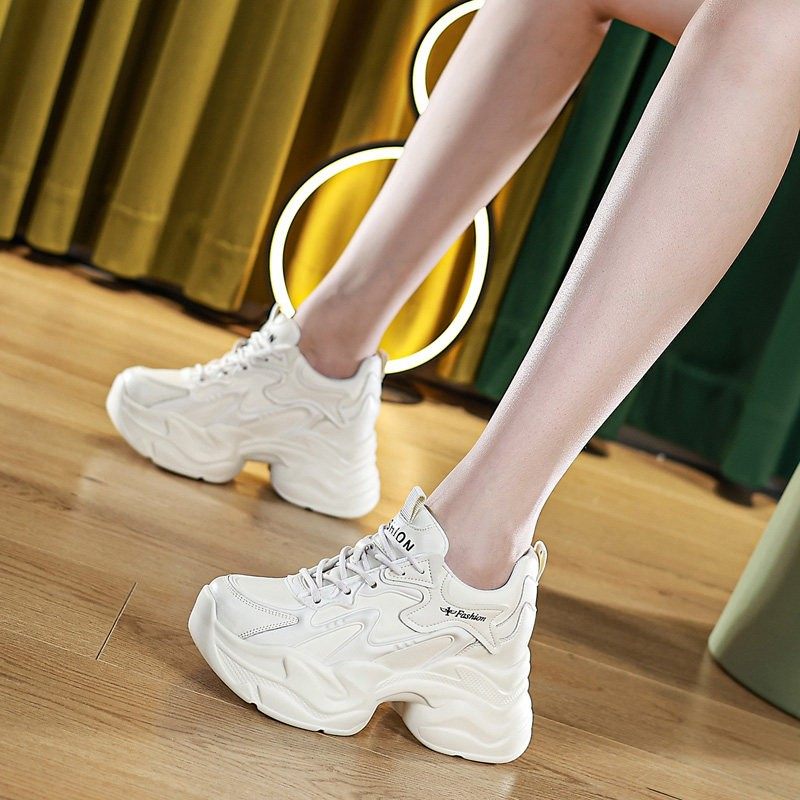 【姜妍同款】西瑞真皮内增高9CM2025春秋女鞋新款厚底休闲老爹鞋,女鞋,时尚休闲鞋,淘宝优惠券,粉丝福利购,淘宝优惠卷