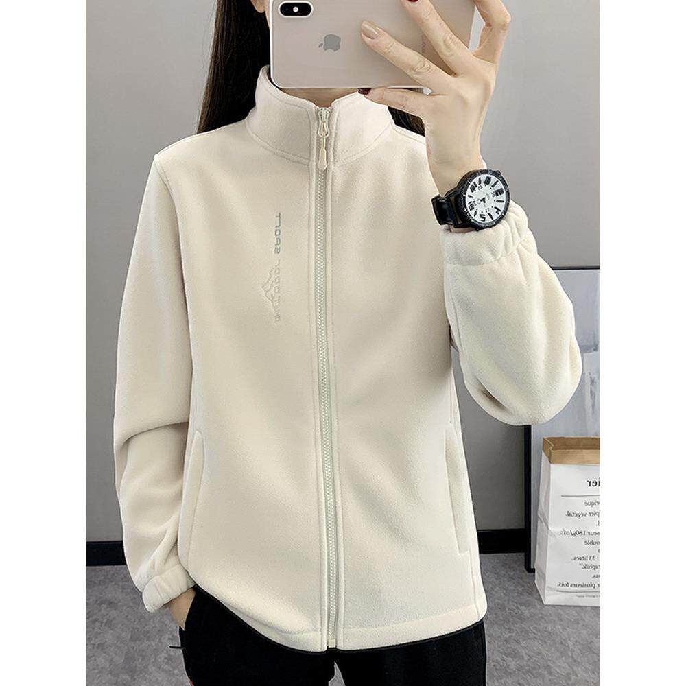 户外抓绒衣外套女2025秋冬新款柔软舒适保暖加厚摇粒绒冲锋衣内胆
