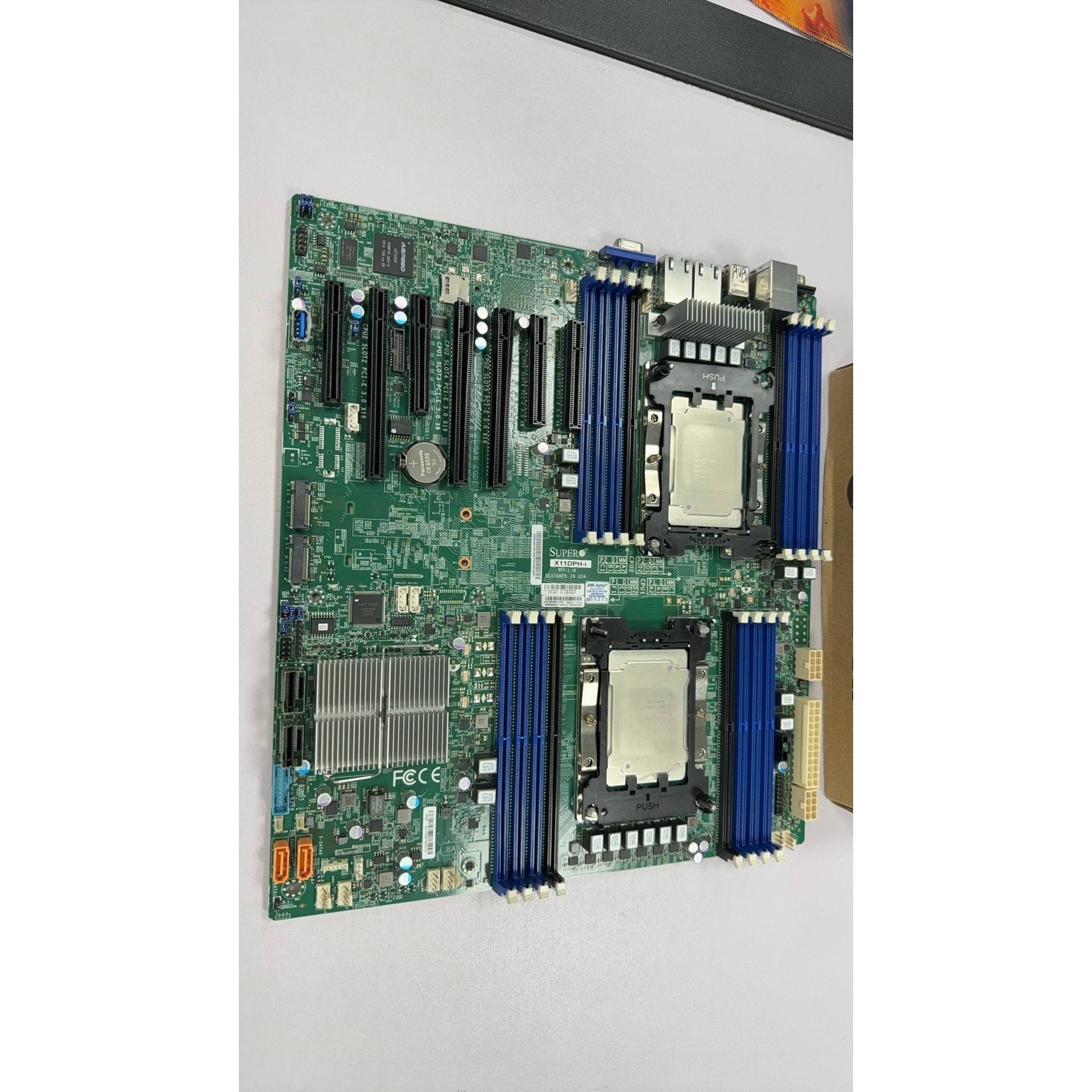 超微服务器主板 X11DPH-I 双路3647服务器主板,现