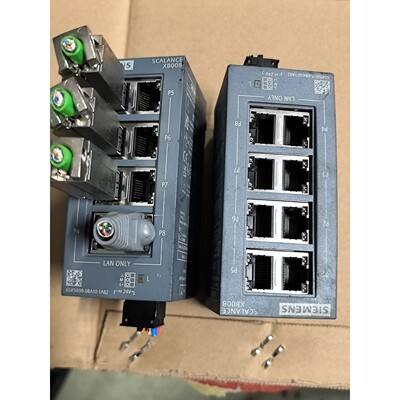 SCALANCE XB008工业交换机 , 二手拆机,