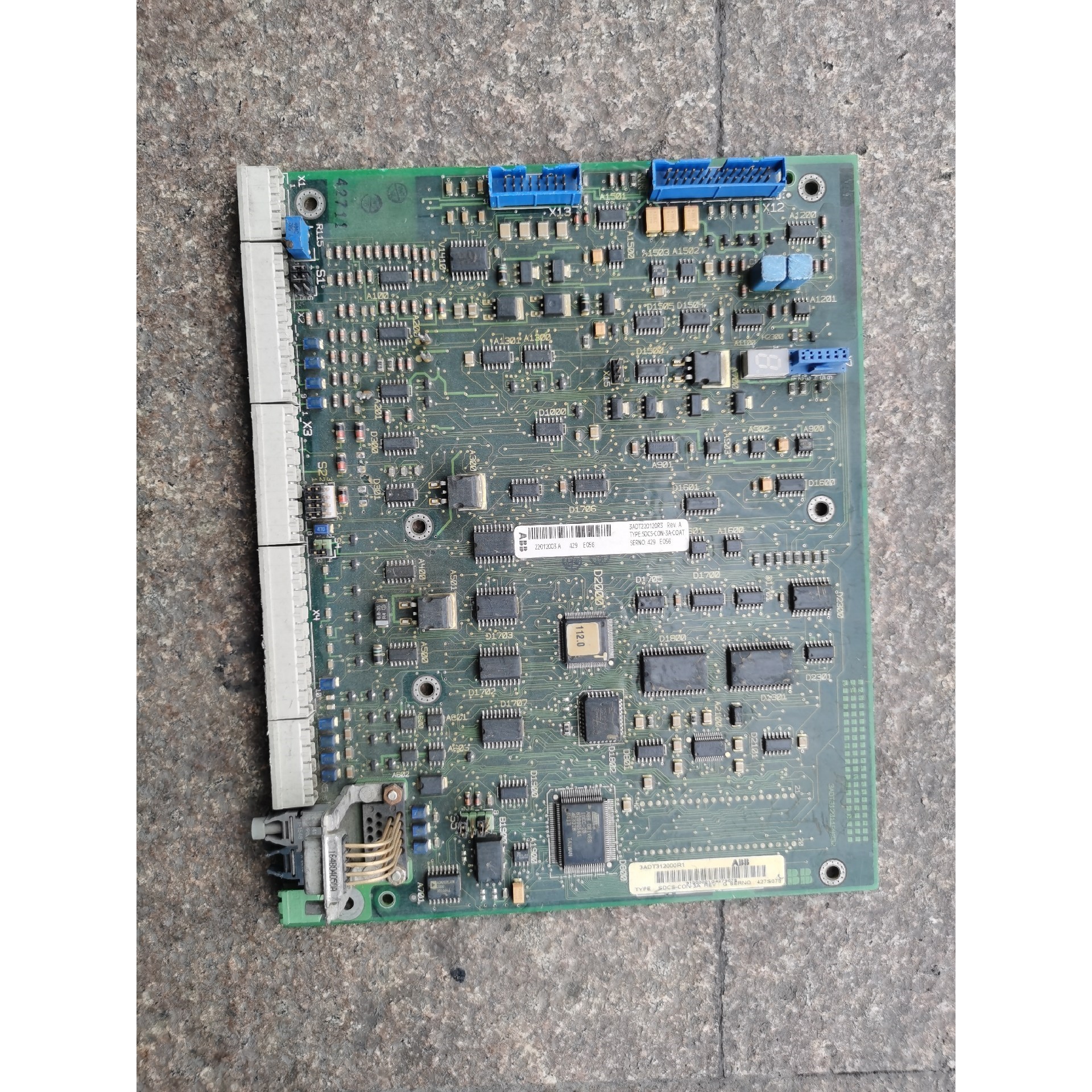 dcs400直流调速器主板,3ADT220120r3