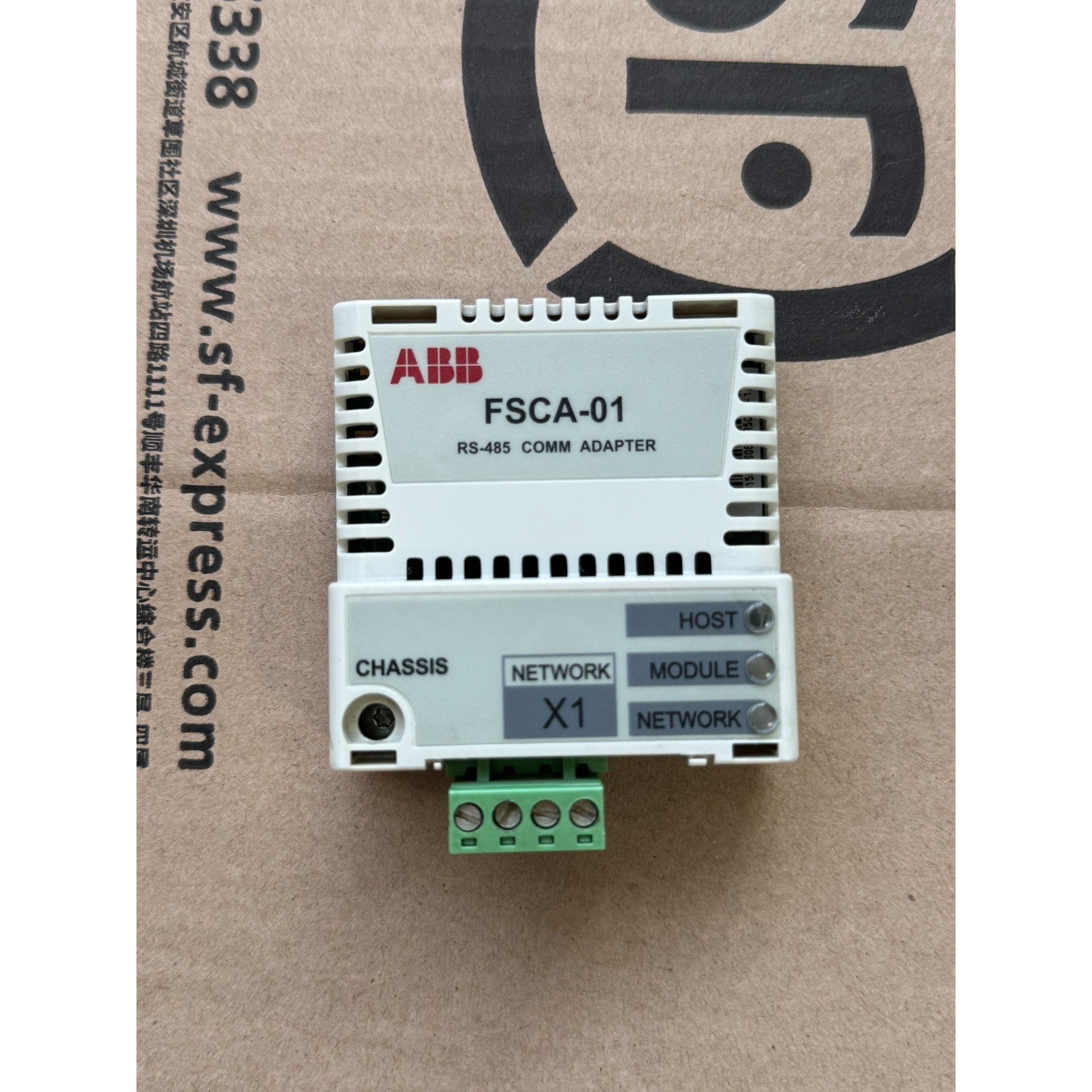 FSCA-01 ,880变频器RS485通讯模块 实物