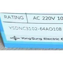 韩国龙声YONGSUNG YSDNC3102-64AO10B