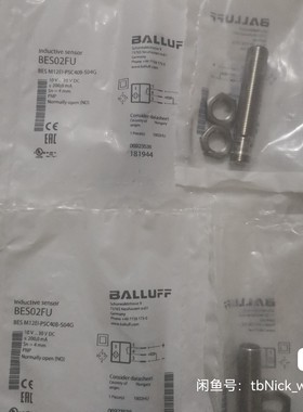 BALLUFF巴鲁夫 BES02FU BES M12EI-P