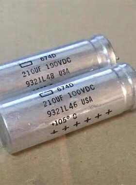 拆机美国 SPRAGUE 思碧化工674D系列 210UF1
