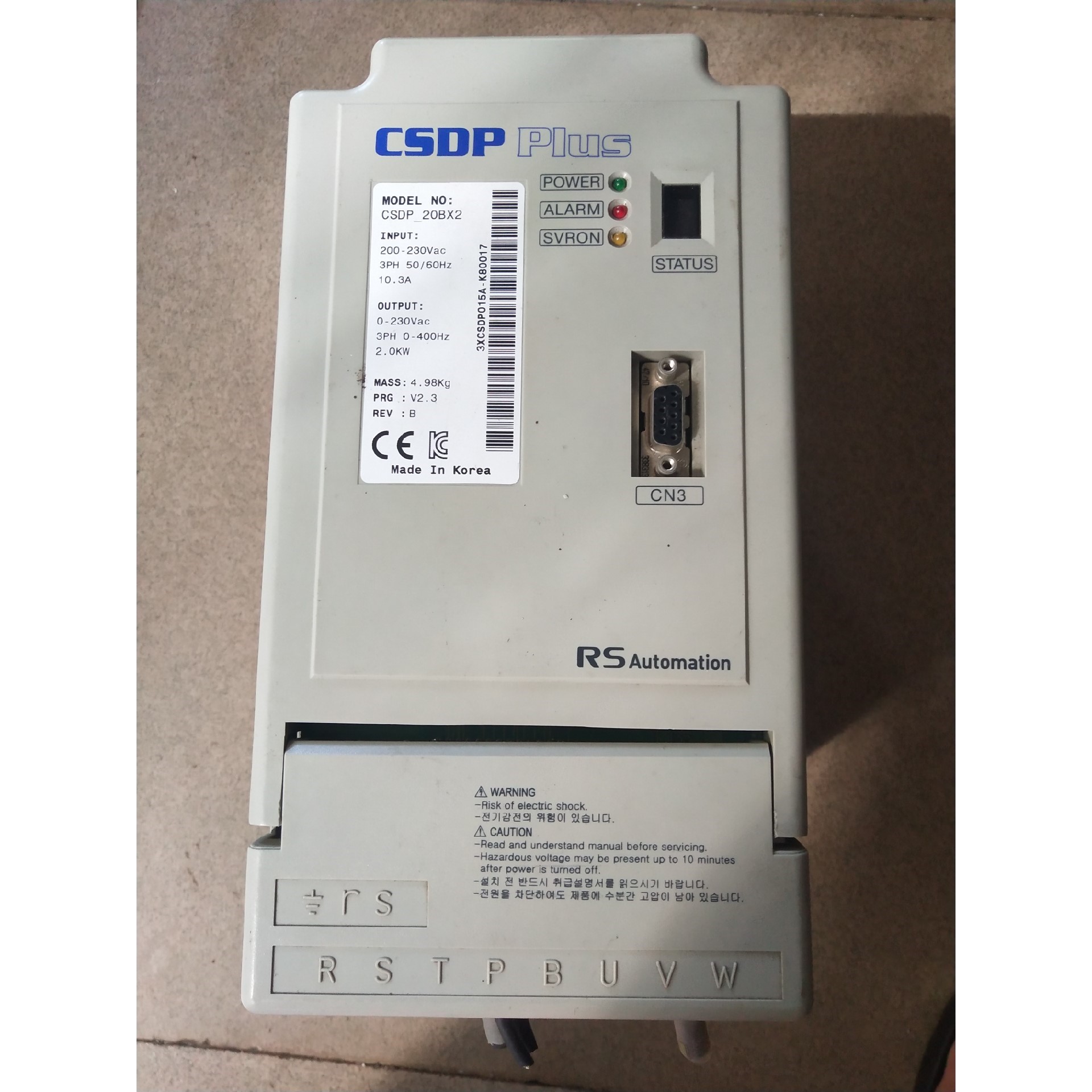 拆机CSDP-20BX2 伺服驱动器现货原:成色