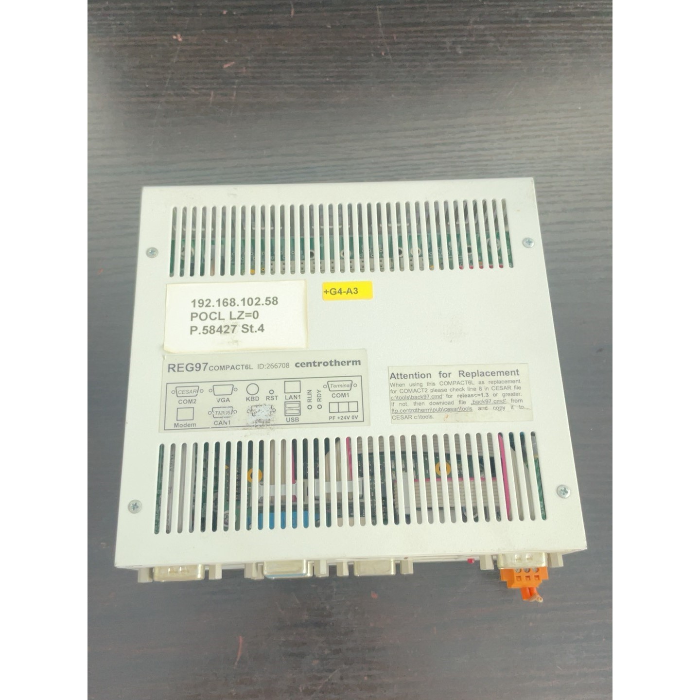 德国Centrotherm温控机REG97,型号COMPAC