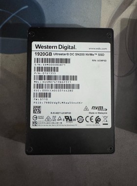 WD 西数 SN200 NVMe SSD 1920GB 健康