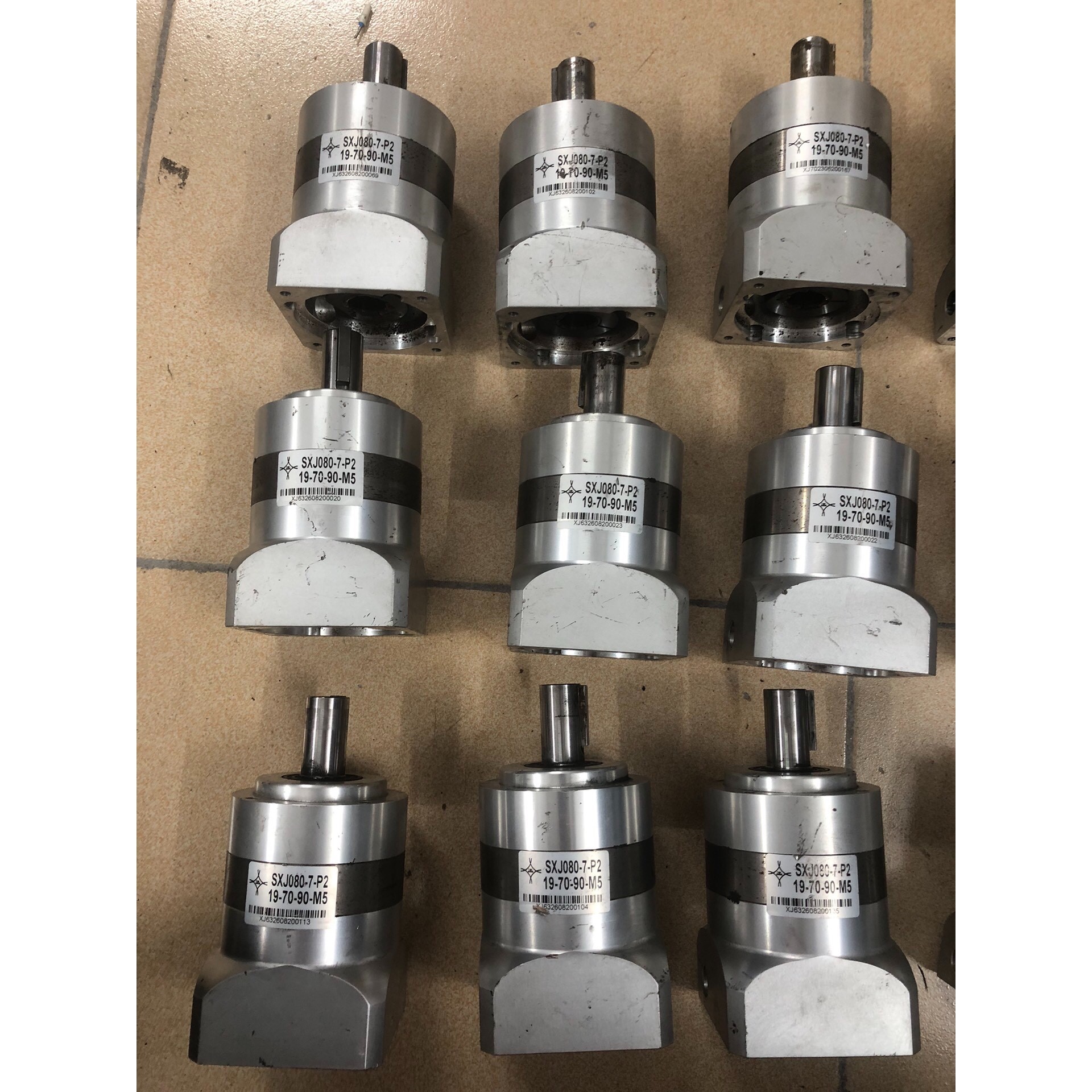 80精密行星减速机,SXJ080-7-P2-19-70-90