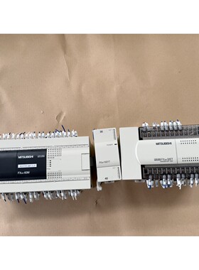 PLC FX3G-60M主控+FX2N-16EYT+FX