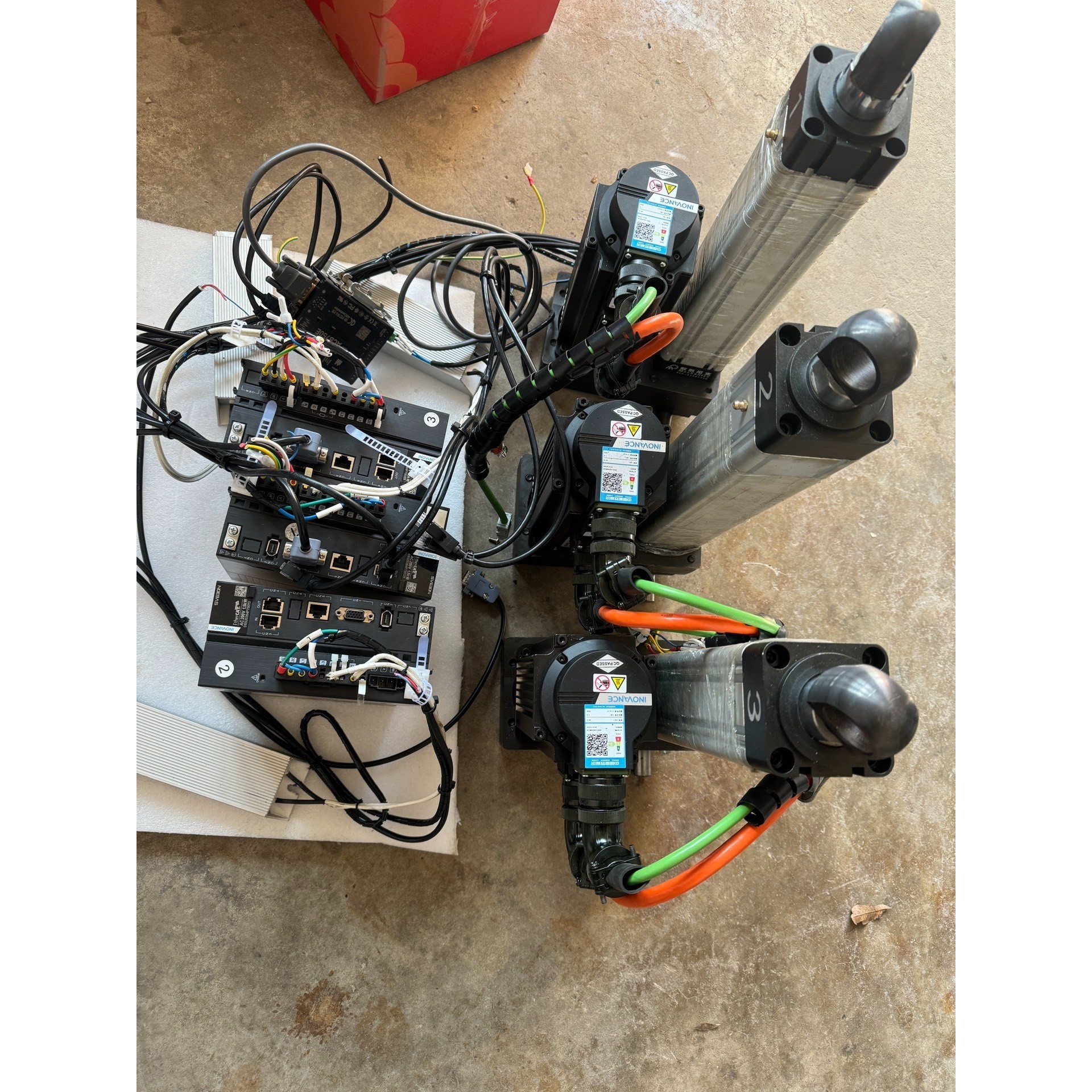 3DOF平台装机未使用拆机